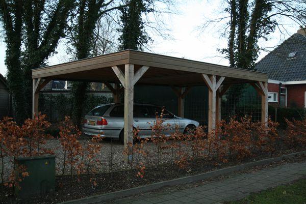 Verdraaiing In het algemeen AIDS Houten carport - Gommers Houtbouw